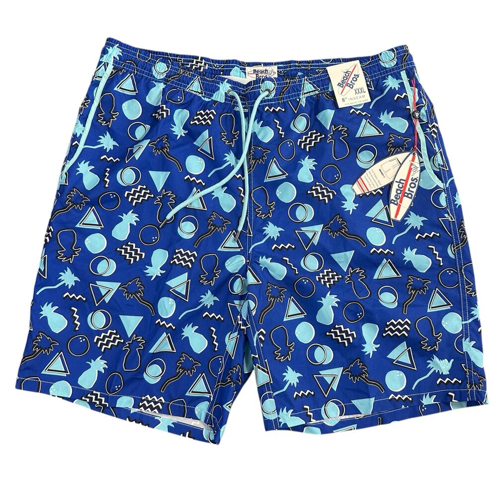 Beach Bros Men's 8" Inseam Swim Shorts Size XXXL
